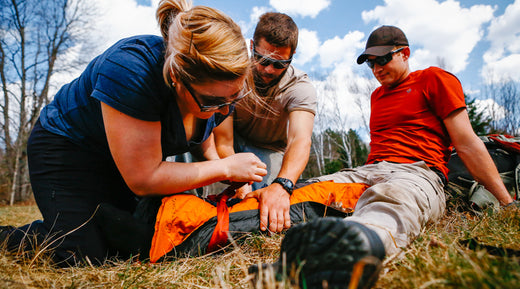 Backcountry lower leg splint