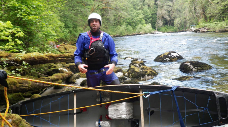 Anchors on loads: canoes, kayaks, rafts