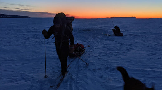 ice fishing fundamentals Angler with a big fish caught while ice fishing Joey Miller ice fishing