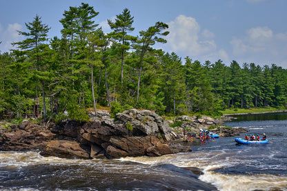 Rafting sur la rivière des Outaouais pour les résidents du Pontiac