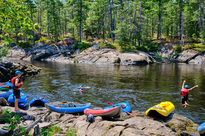 Rafting sur la rivière des Outaouais pour les résidents du Pontiac