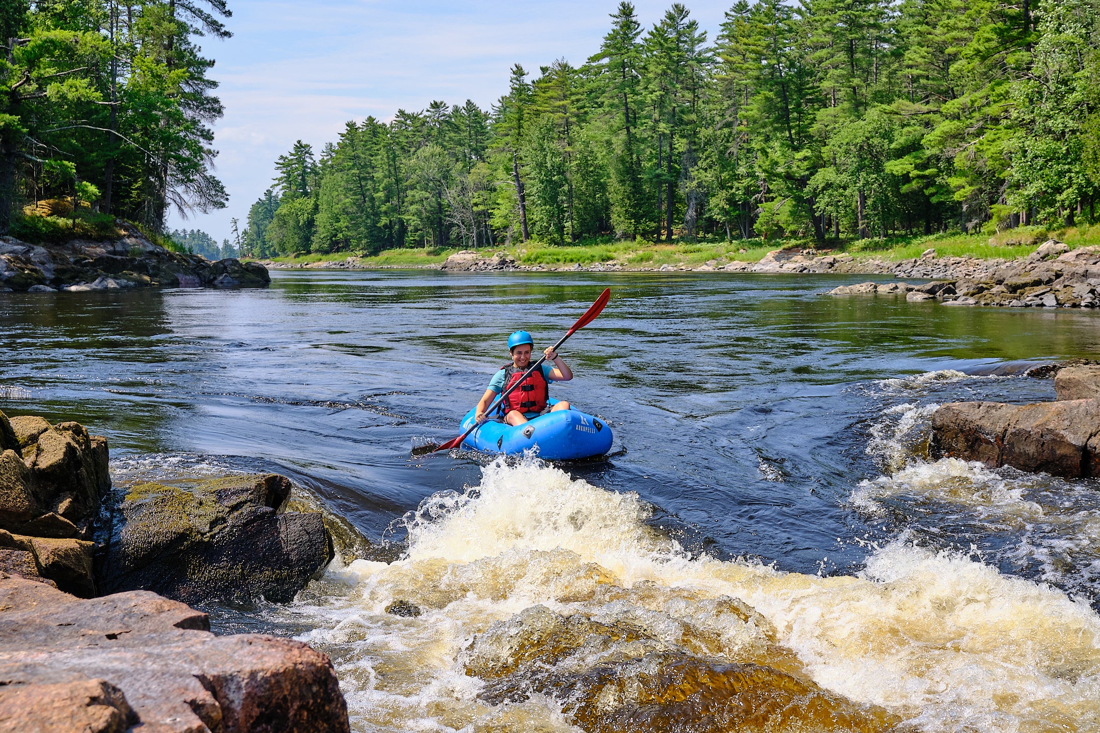 Rafting sur la rivière des Outaouais pour les résidents du Pontiac
