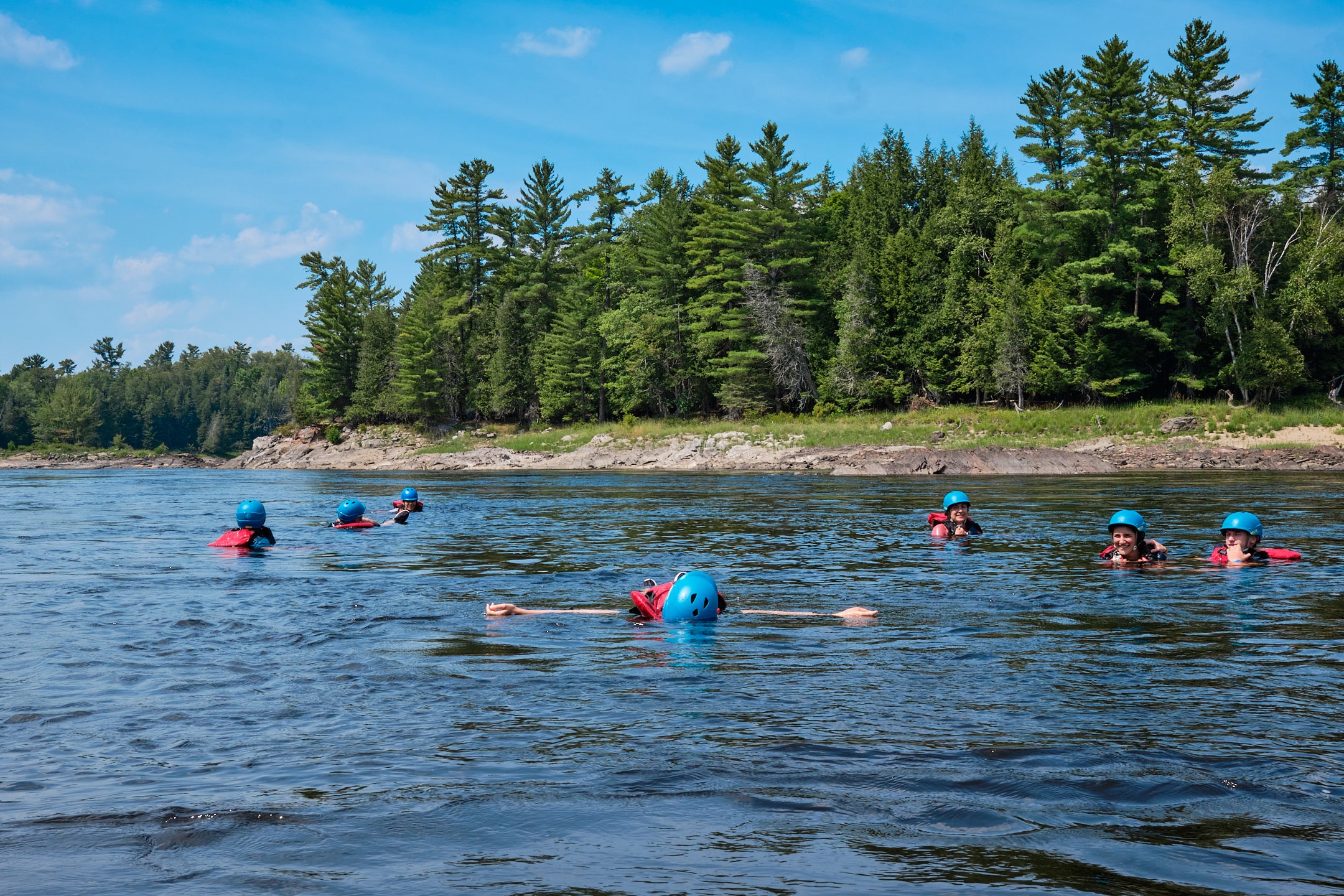 Rafting sur la rivière des Outaouais pour les résidents du Pontiac