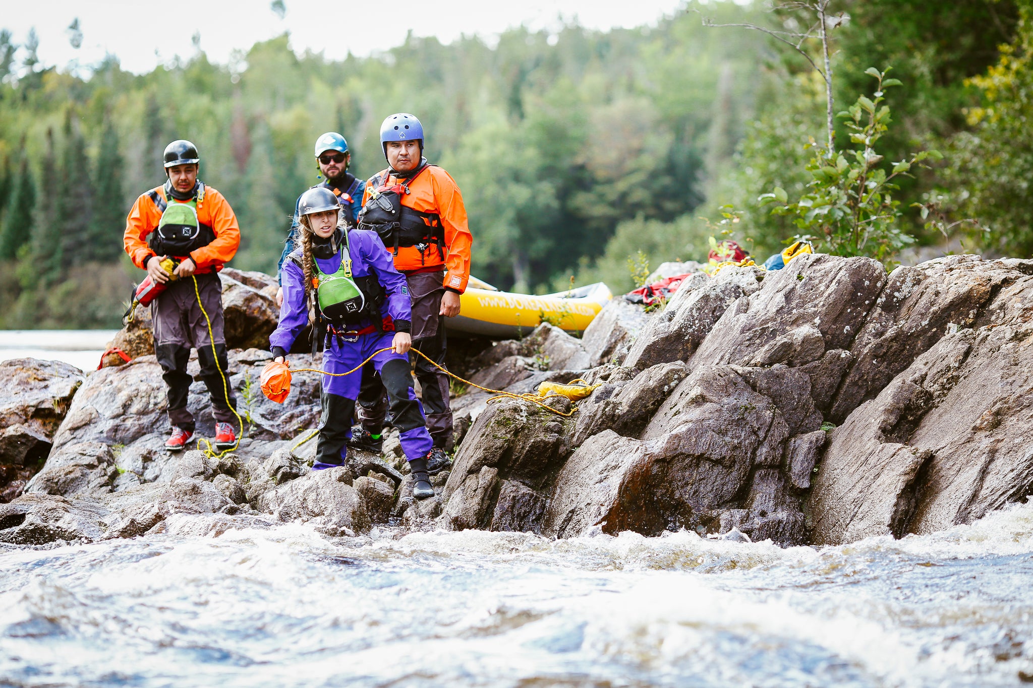 Recertification de technicien en sauvetage en eau vive (Squamish, Colombie-Britannique)