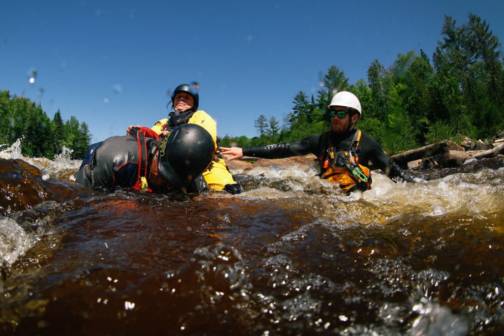 swiftwater rescue: how to rescue a foot entrapped victim