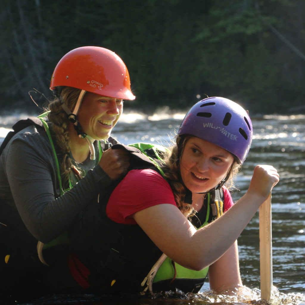 Whitewater rescue training for river runners